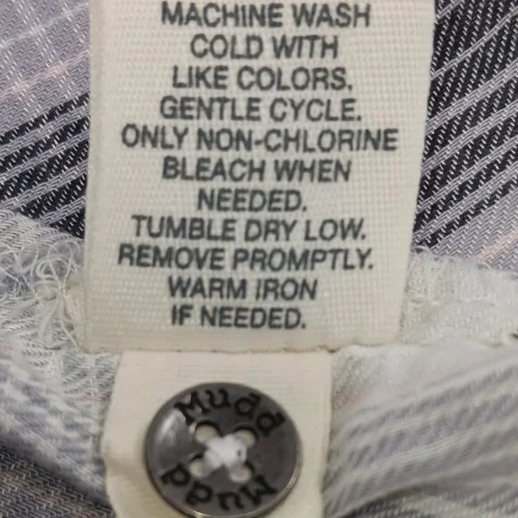 MUDD-Women's-Plaid-Gray-Black-Pink-SMALL-pullover-V Neck-Long Sleeve-Pockets - Picture 16 of 16